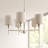 Jorelys 5 - Light Steel Dimmable Classic / Traditional Chandelier-86477501