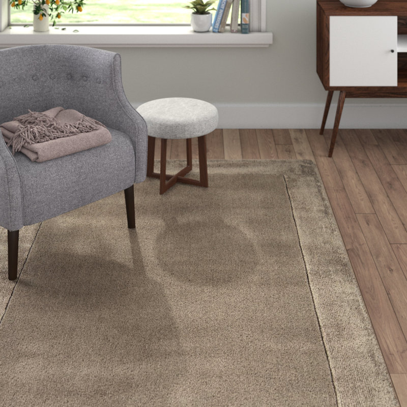 Gabriela Solid Colour Hand Woven Area Rug, Rectangle 120 x 170cm