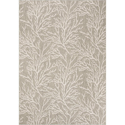 Tapis contemporain gris Azilynn