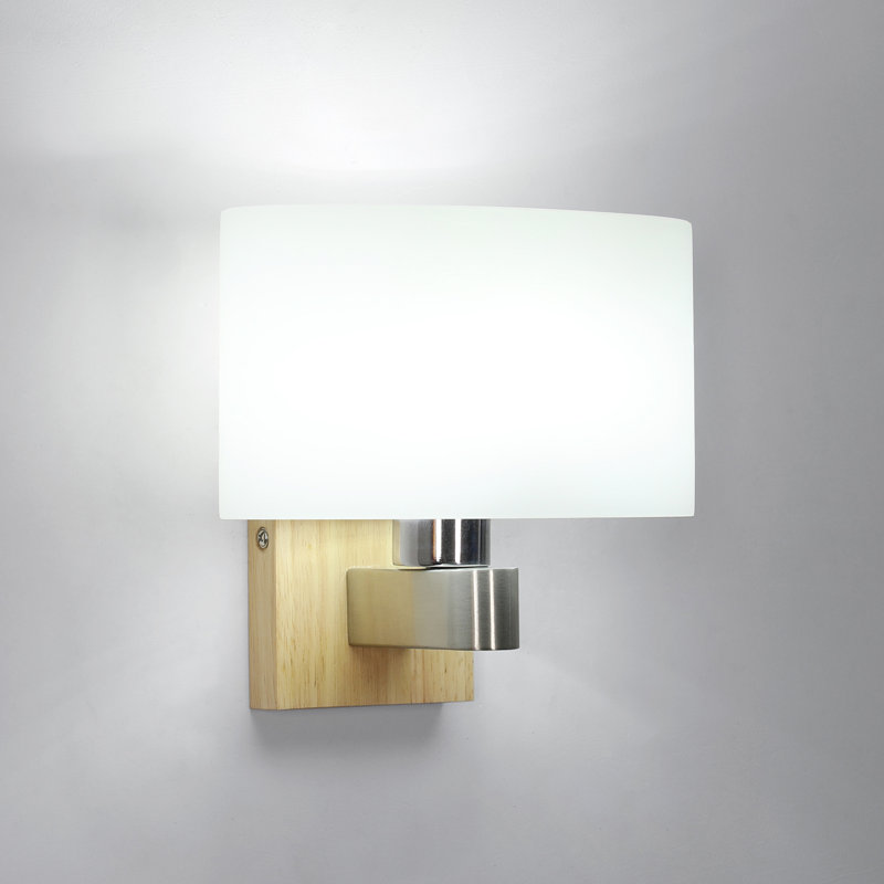 Oval Glass 18Cm Flush Mounted Sconce