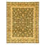 High-Quality Hand-Knotted Olive Green Area Rug