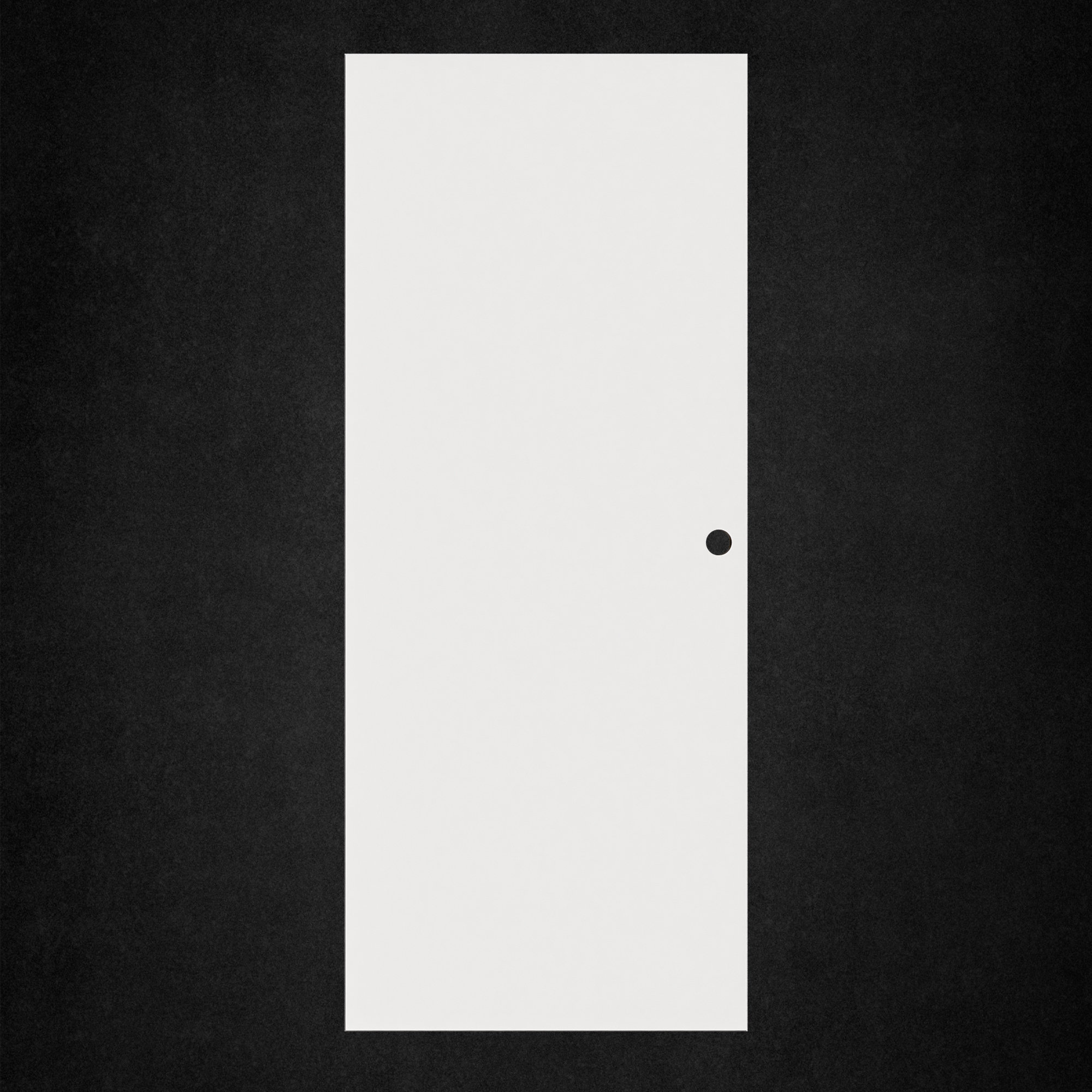 Villar Home Designs Prefinished Aurora White Flush Wood Door Slab With