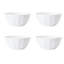 Bonaire 16-Piece Lightweight Chip-Resistant Bone China Dinnerware Set, Service for 4