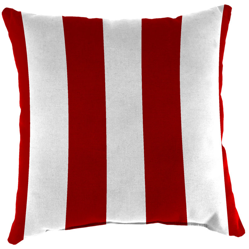 16" x 16" Outdoor Throw Pillow, Striped, Cabana Turquoise