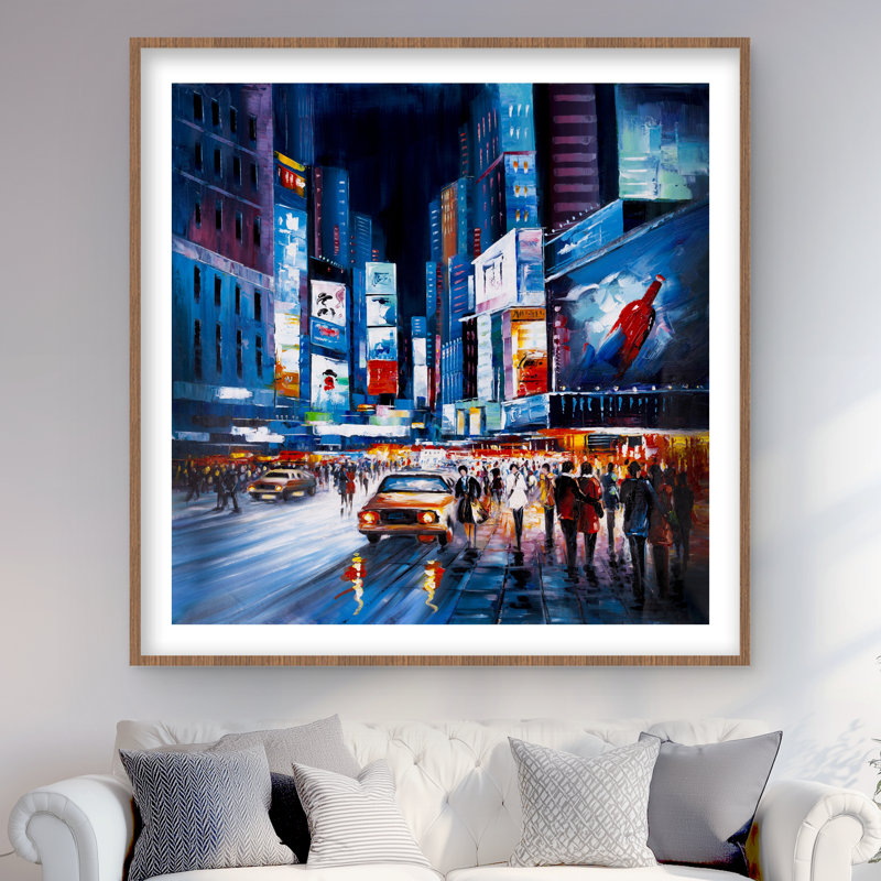 Times Square Perspect - impression encadrée décorative