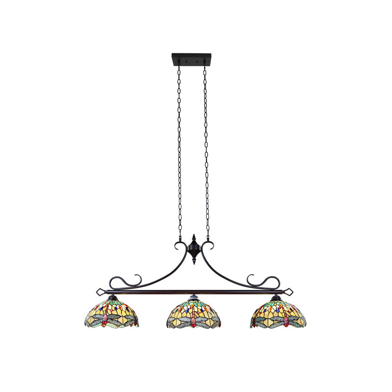 Luminaire suspendu pour îlot de cuisine 3 lumières