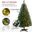 Grand arbre de Noël artificiel pré-éclairé-845686415