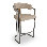 Matera Upholstered Stool with Metal Frame