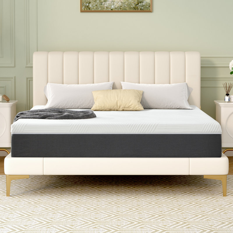 Alwyn Home 12 inch Queen Mattress, Cooling Extra Large Memory Foam Mattress For Cool Sleep, 5-Zone Ergonomic Decompression Support, Mattress In a Box.