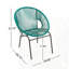 Ensemble de 2 chaises d'extérieur-209825890