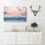 Sea & Clouds In Blue & Pink Painting - Wrapped Canvas-56654424