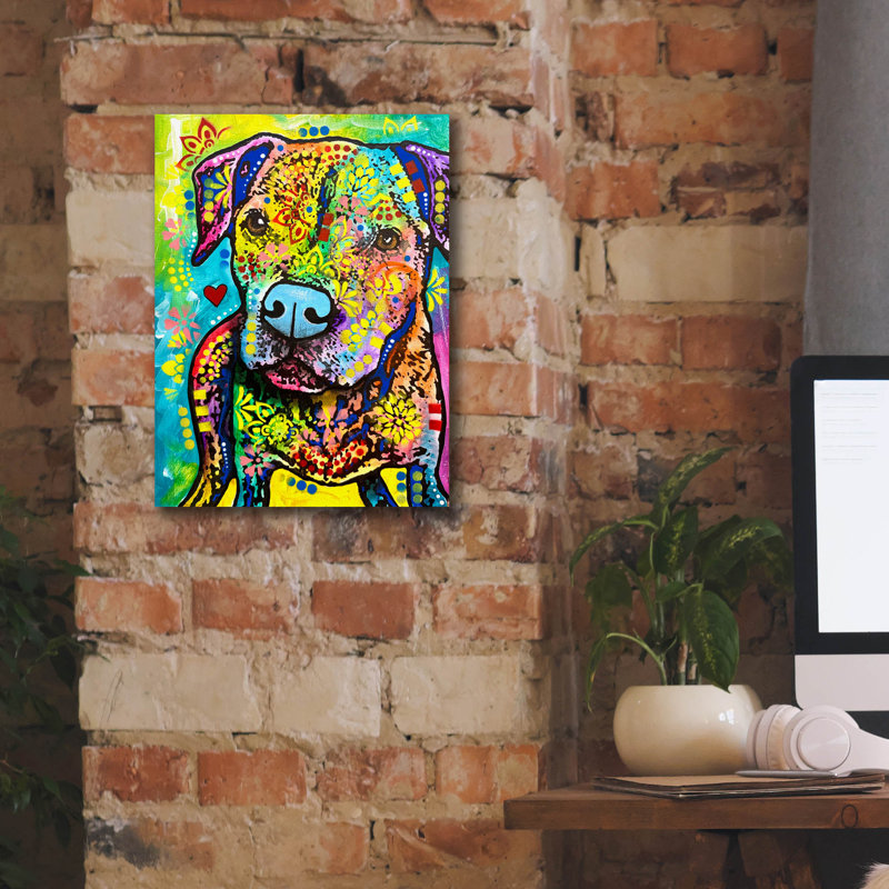 «Driven» par Dean Russo, art mural sur toile, H 16 po x l 12 po x P 0,75 po