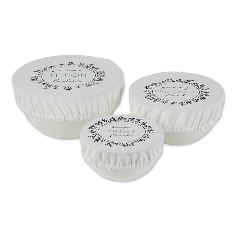 Design Imports Fresh Kept Reusable Dish Cover Set/3