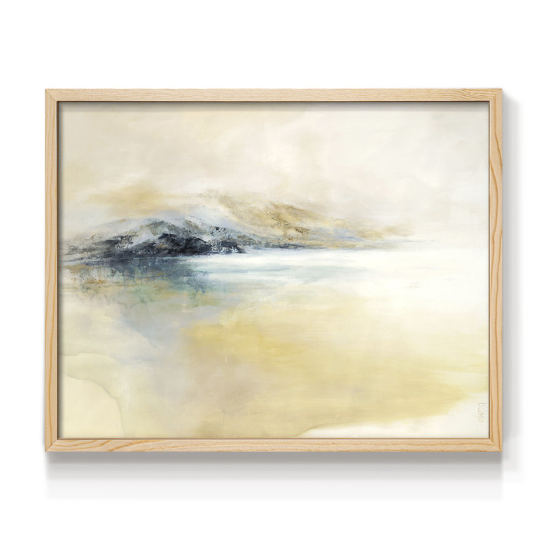Lost in Thought -Framed Print - Restickable, Natural, 22" H x 28" W