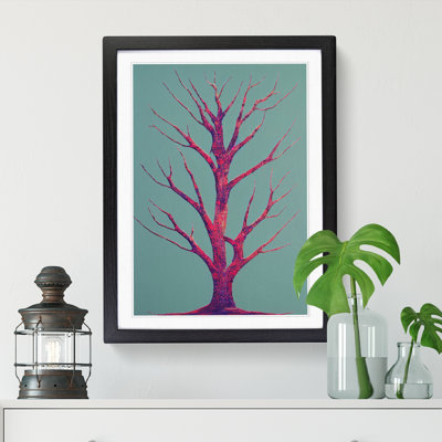 Tree Pattern - Single Picture Frame Print