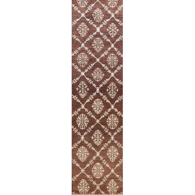 Tapis de couloir oriental géométrique Gabbeh 3 x 10