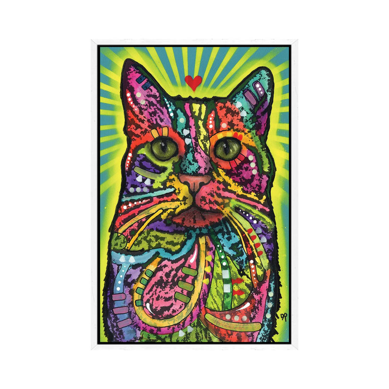Jerry 1 Piece Wall Art on Canvas, 152.5 cm H x 101.5 cm W, White Floater Frame
