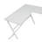 L-shape White Dressing Desk With Stable Metal Frame And Functional Top Space Computer Table Support-2098557398