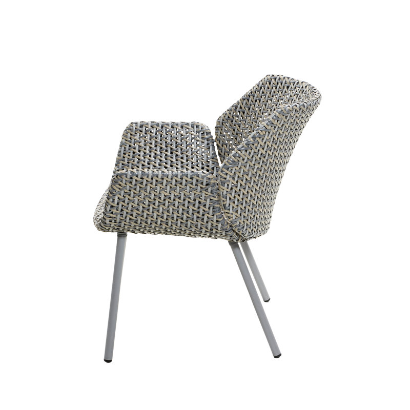 Vibe Patio Chair with Cushions, Gray