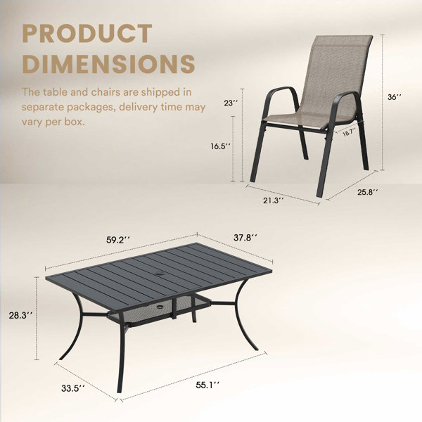 Dimensions du produit