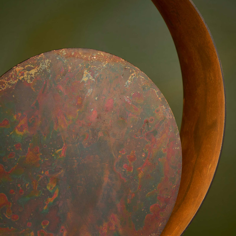 Infinity Metal Novelty Lamp, Bronze