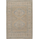 Vintage One-of-a-Kind Rectangle 4'6" X 6'5" Hand Knotted Area Rug