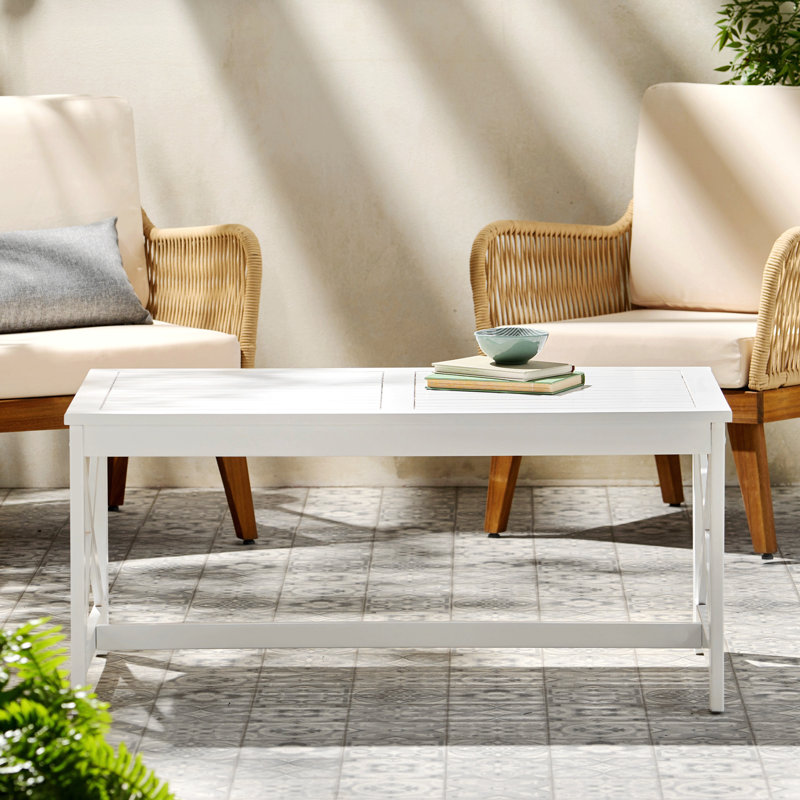 Table basse, Blanc