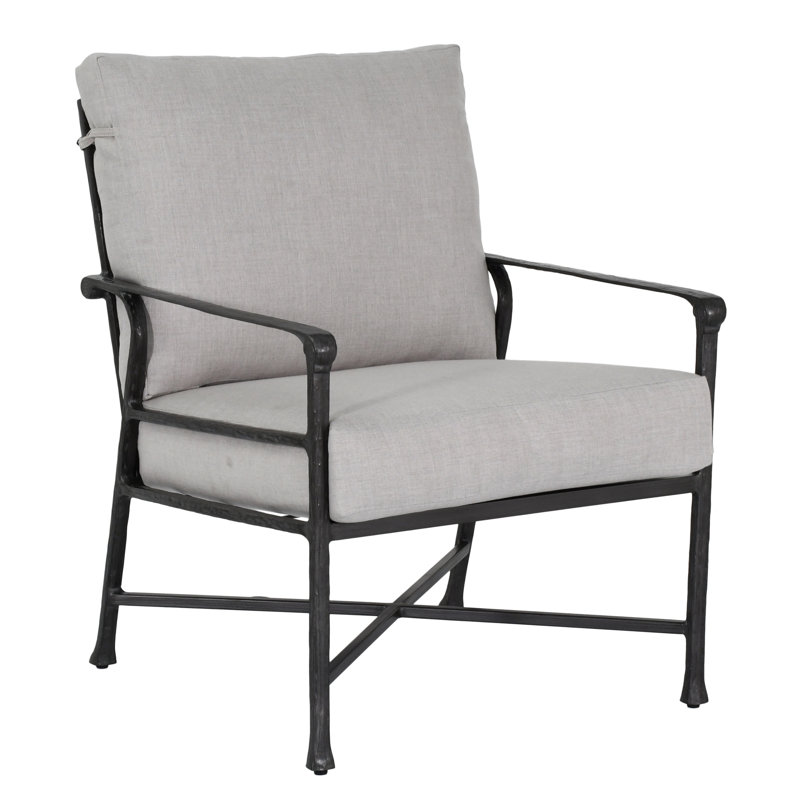Chaise de patio avec coussins Sunbrella Marquis