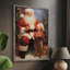 «Christmas Holiday Art», série 2-XCV III, reproduction encadrée - bois massif-927838050