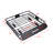 Heavy-Duty Universal Roof Cargo Basket, Black Steel Roof Rack with Tie-Down Straps for Camping & Travel-75074026