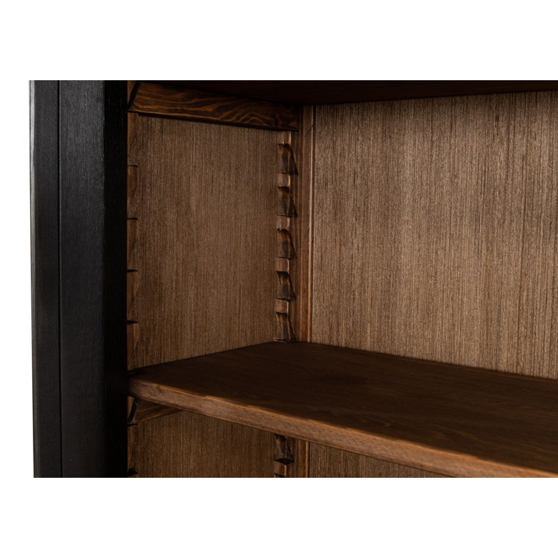 Wilkesville Solid Wood China Cabinet, Ebony