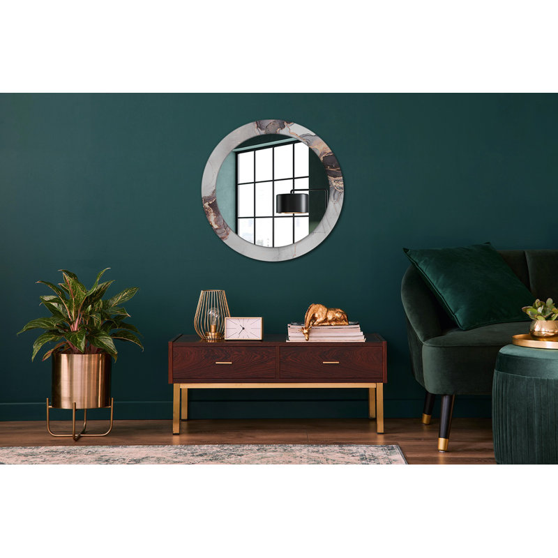 Huldar Glass Flat Wall Mirror