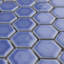 Tribeca 1" Hex Glossy 10-1/4 " x 11-7/8 " Porcelain Mosaic Floor and Wall Tile-1020451163