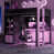Noir, mauve sélectionné