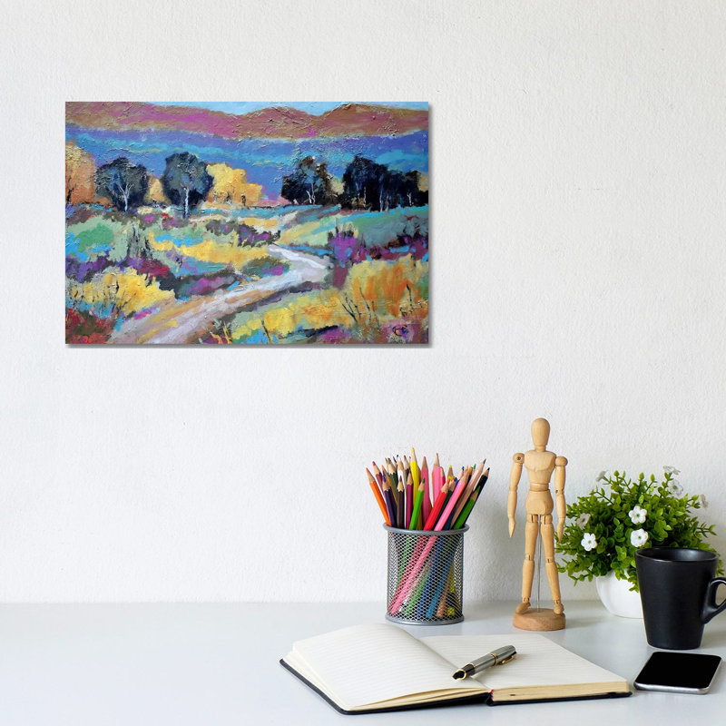 Old Ranch Road 1 Piece Wrapped Canvas Painting, 20.32cm H x 30.48cm W x 1.905cm D