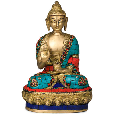 Bouddha bouddhiste tibétain à Ashirwad Mudra