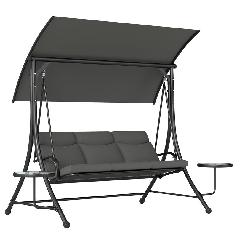 3 Person Porch Swing with Canopy