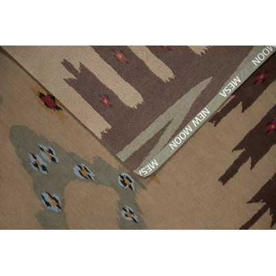 Mesa Hand Knotted Wool Southwestern Area Rug