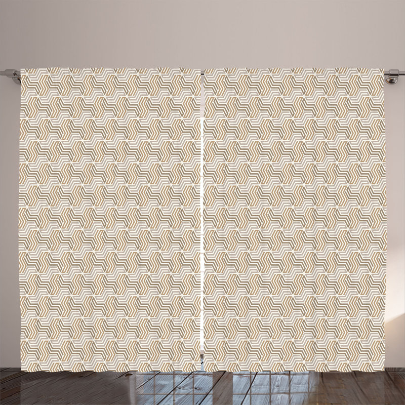 Semi Sheer Curtain Pair