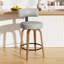 Tabouret de bar pivotant chic en cuir pour un confort et un style ultimes-212838765-212838770