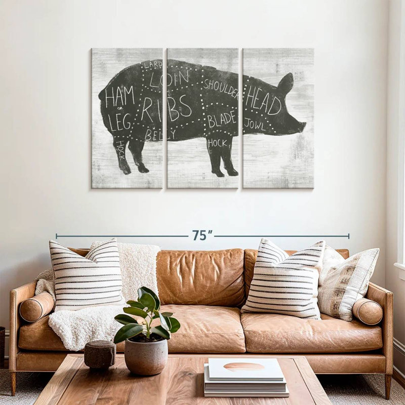 Senne Farmhouse Butcher I, H 36 po x l 57 po