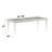 Maverick Platinum Finish Dining Table