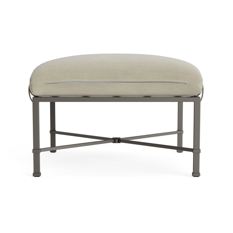 Venetian Outdoor Ottoman, Mica, Fushion Moccasian