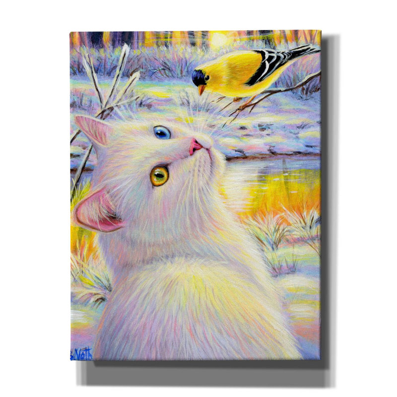 " Winter Gold3 " by Bridget Voth, 34" H x 26" W x 1.5" D