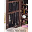 Armoire à bijoux murale avec miroir Grishilde-1876875716