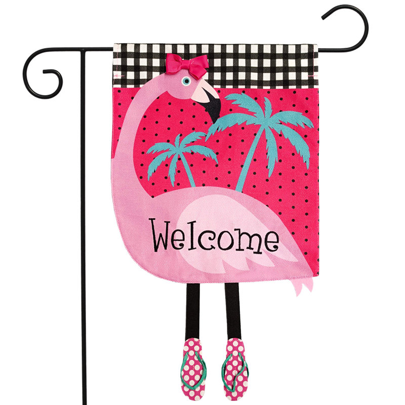 Drapeau de jardin Fancy Flamingo