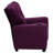Contemporary Kids Recliner with Cup Holder-56801088