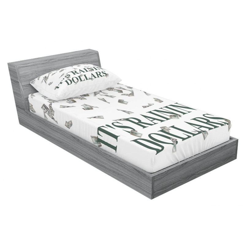 Microfiber Sheet Set, Twin Sheet Set with Fitted Sheet