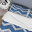 Blue Midcentury Chevron II - Midcentury Duvet Cover Set-109156006