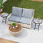 Glass Top End Table